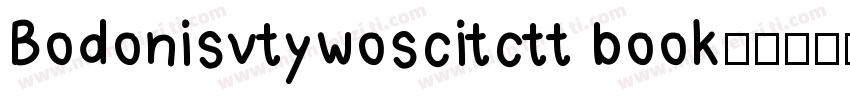 Bodonisvtywoscitctt book字体转换